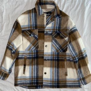 Zara Plaid Shacket
